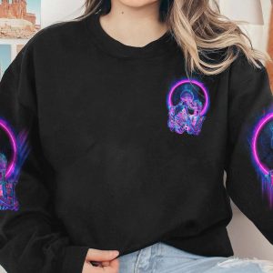 From Our First Kiss Till Our Last Breath Neon – Skull Sweater Mens