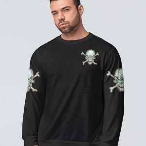 I Can Fix Stupid – Metal Skull Bones – Skull Sweater Mens