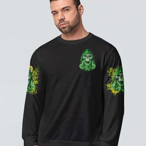 One Day Let My Demons Out To Play – Skull Sweater Mens
